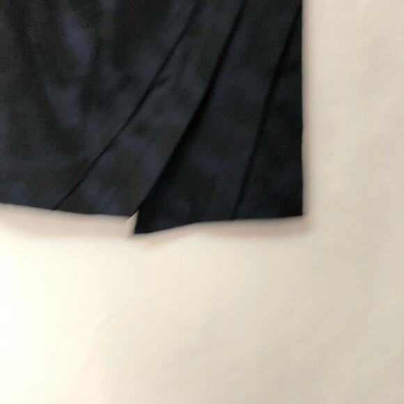 Ann Taylor Navy & Black Asymmetrical Mini Skirt 4 - Picture 3 of 5